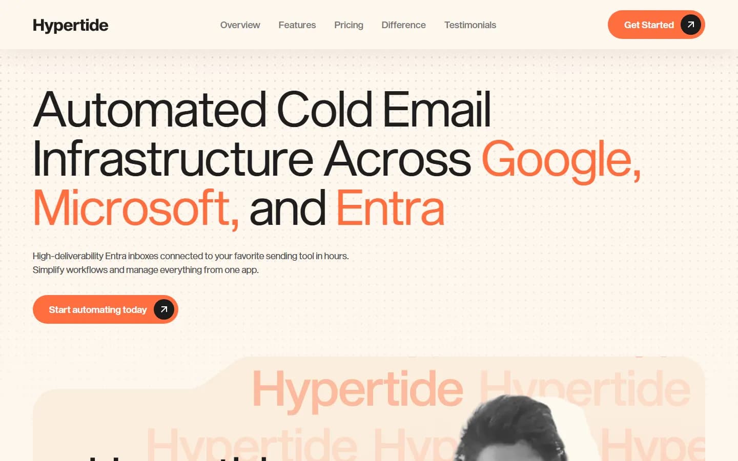 Hypertide public homepage